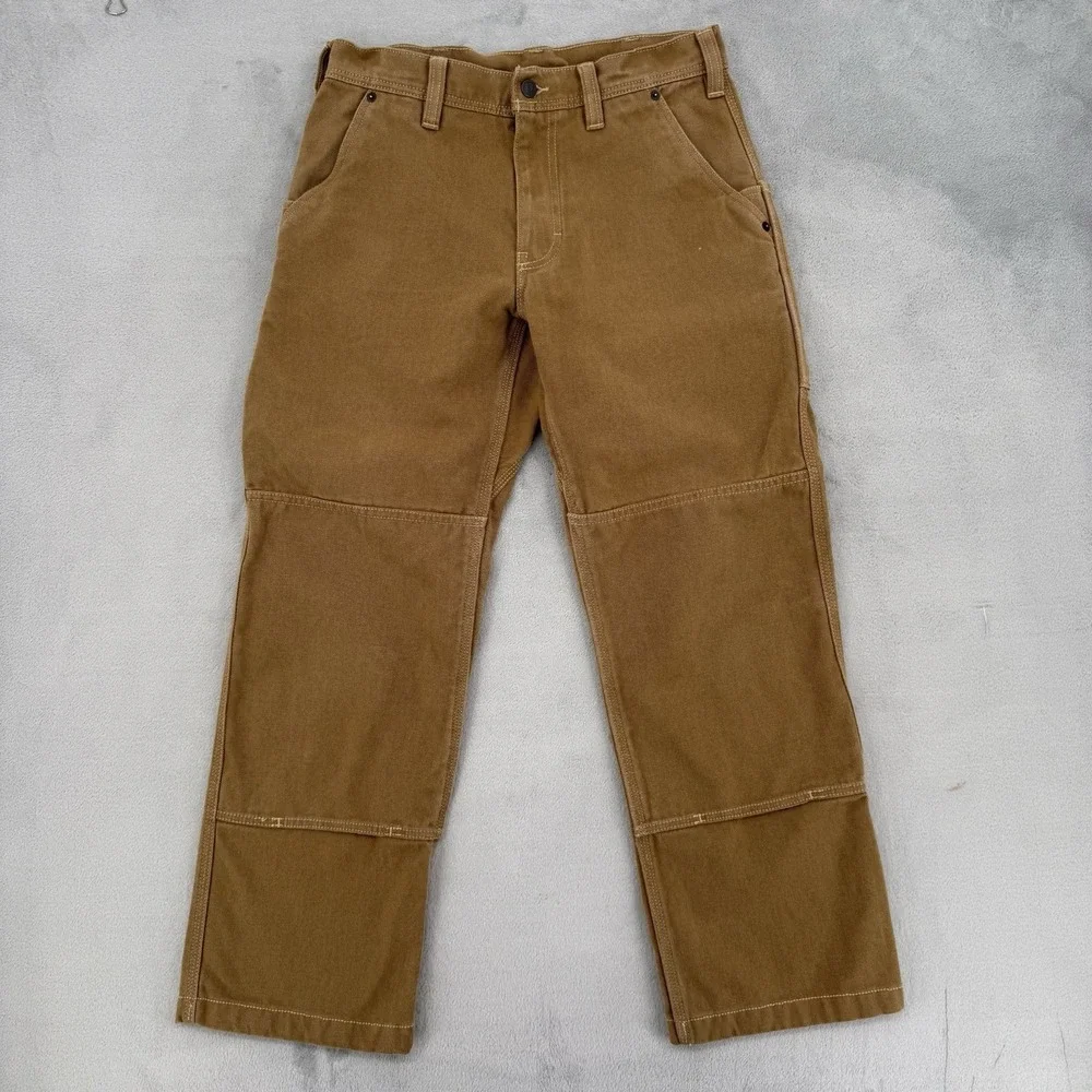 Patagonia Pants Womens 30 Iron Forge Hemp Canvas Double Knees Brown Outdoor - Picture 2 of 15